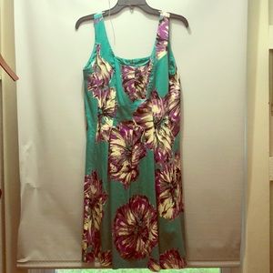 Nine West Tropical fit and flare dress